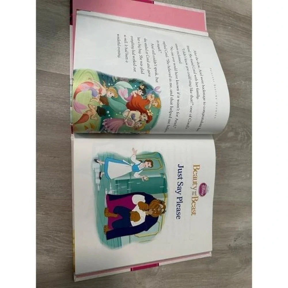 Disney Princess Bedtime Stories Hardcover Book Childrens Fairytale Collection